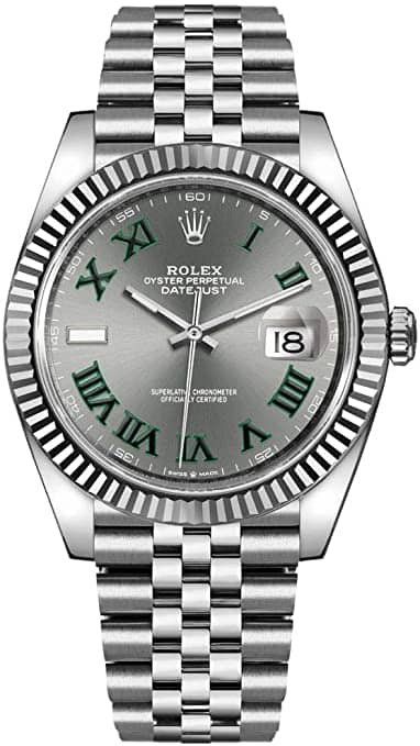 rolex datejust slate grey